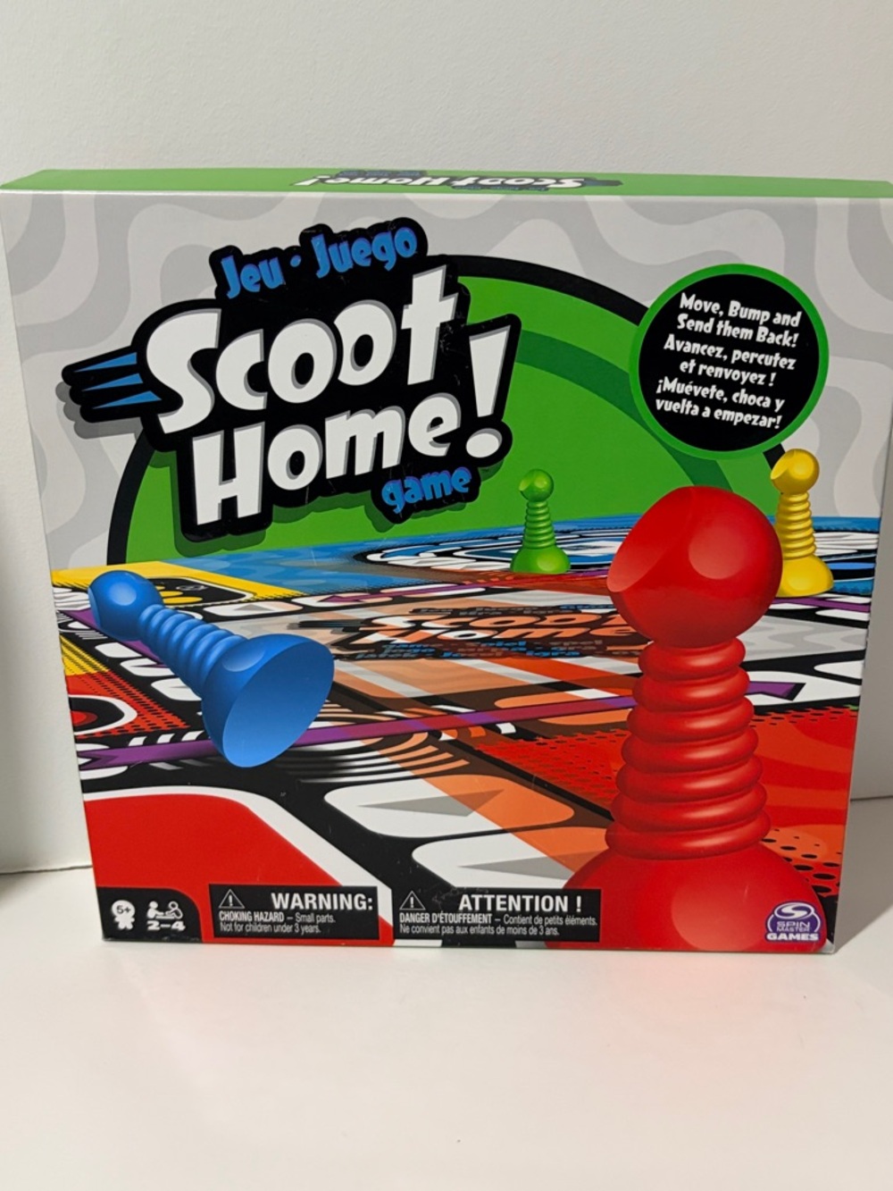 BNIB Scoot Home! Family Board Game - gift for kids 5+ 2-4 players✨